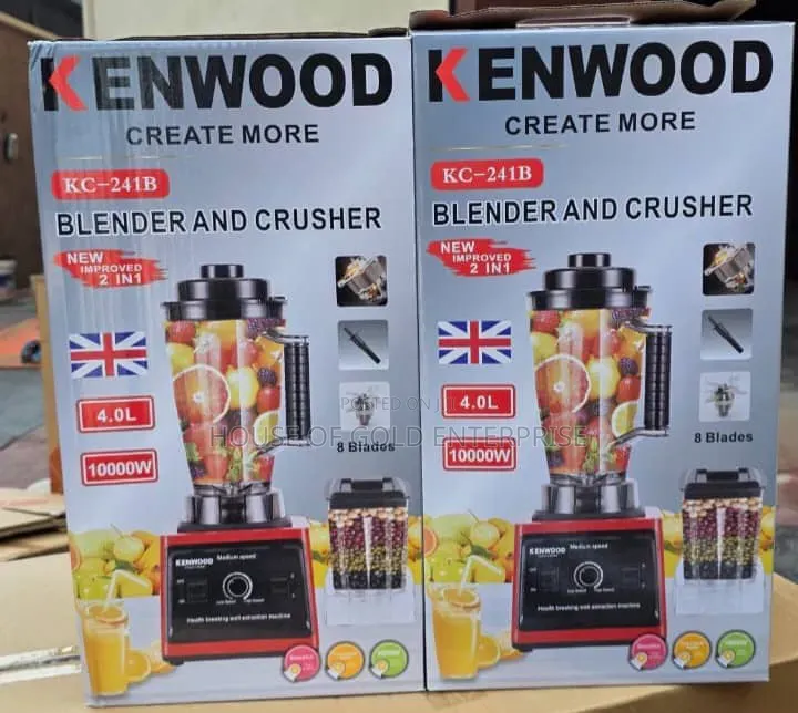 Kenwood Kc-241b Blender and Grinder.