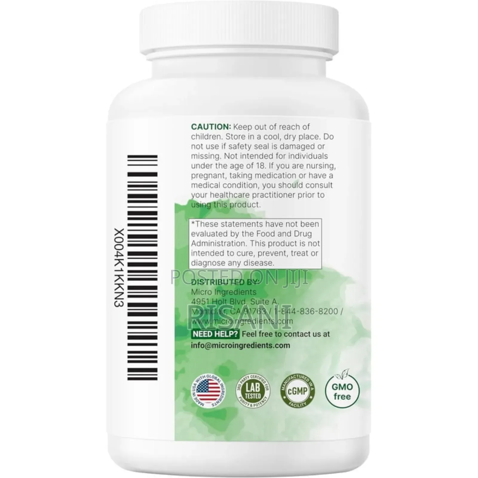 Microingredients Mega Probiotics by 120 Capsules