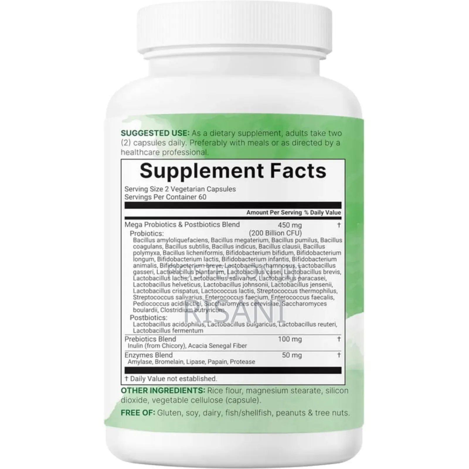 Microingredients Mega Probiotics by 120 Capsules