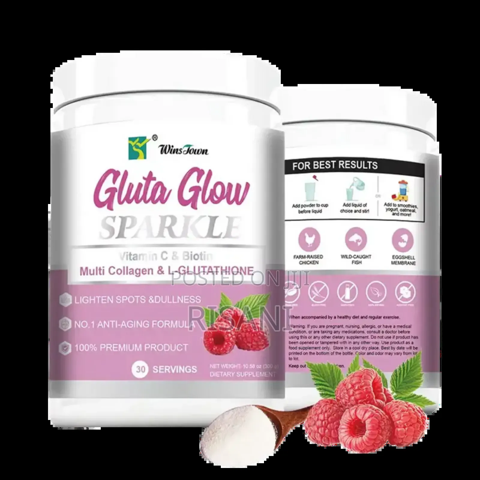 Gluta Glow Sparkle Multi Collagen and L Glutathione Powder