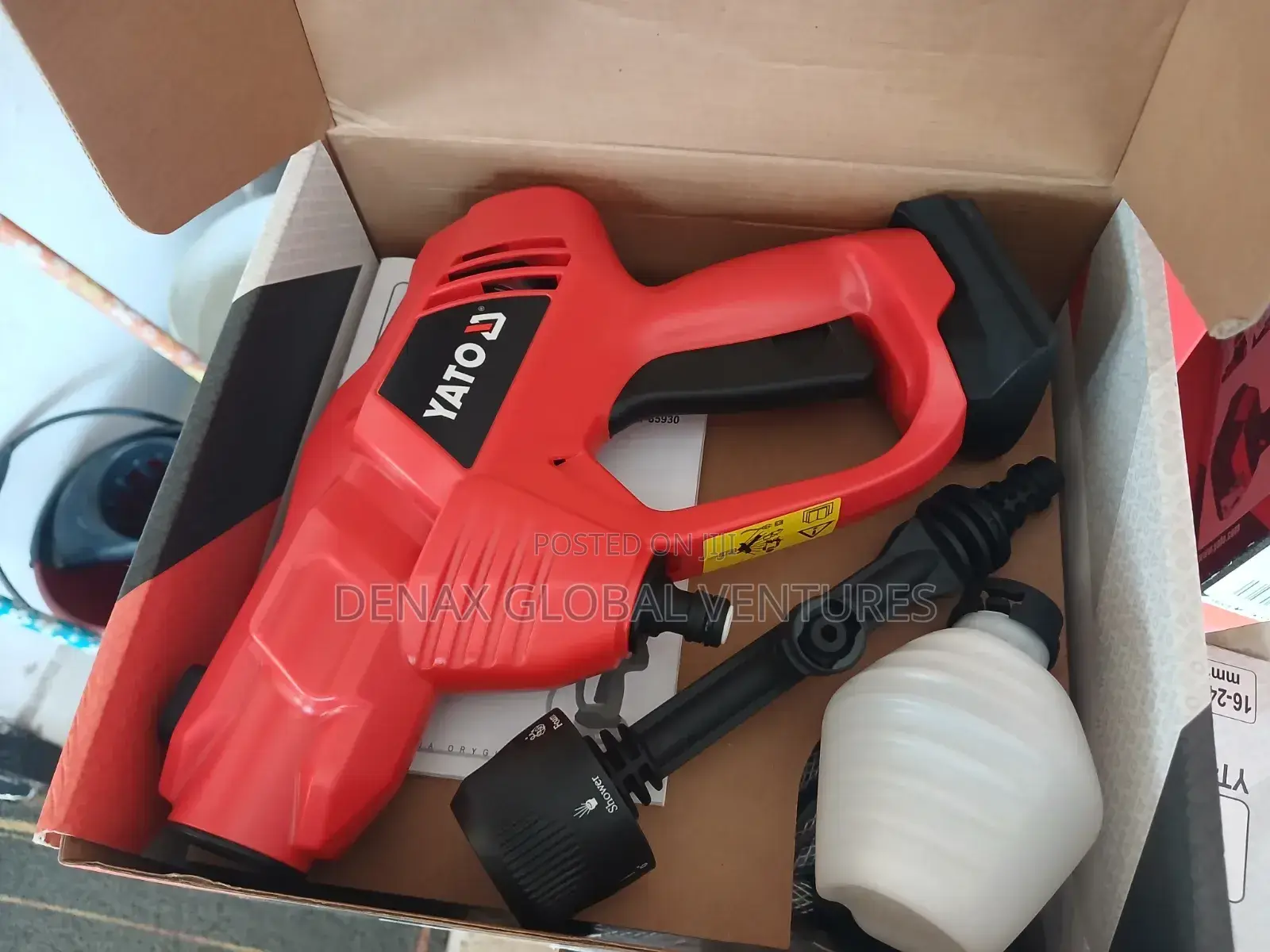 Yato Industrial Cordless Pressure Washer