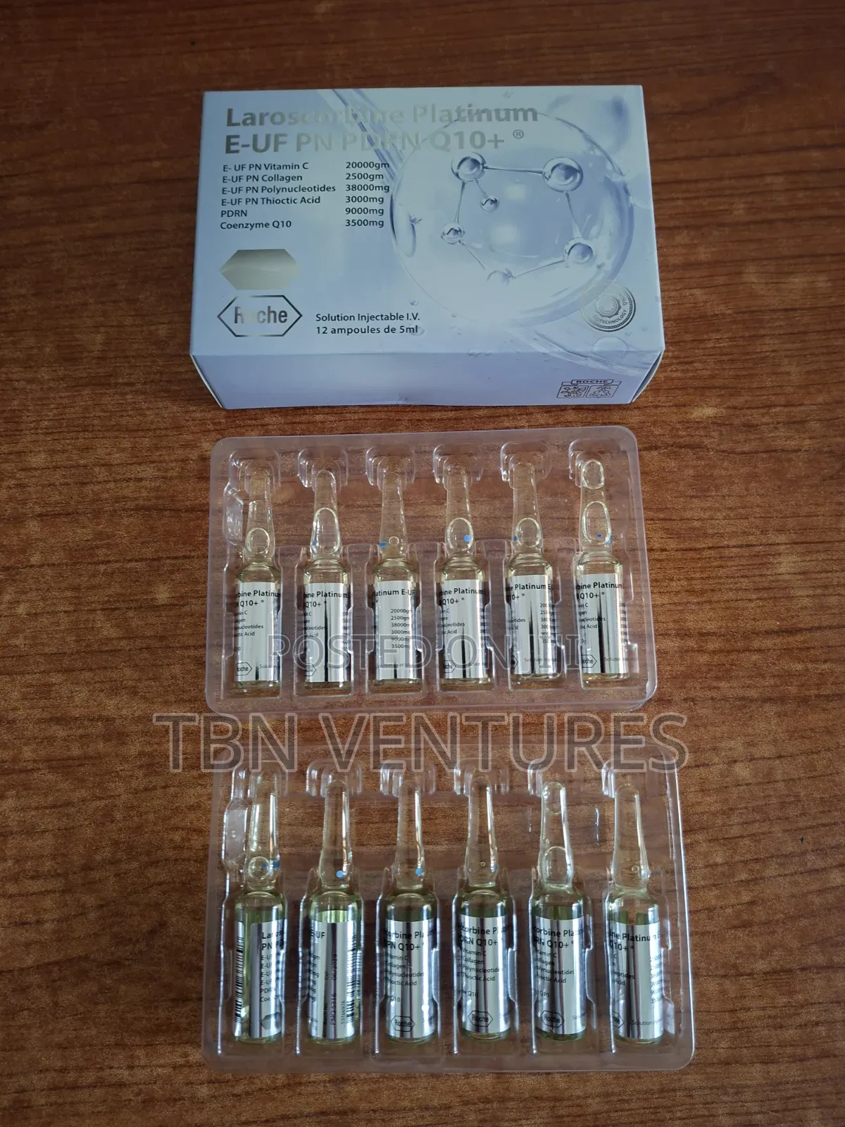 Laroscorbine Platinum E-Uf Pn PDRN Q10+, Vitamin C Injection