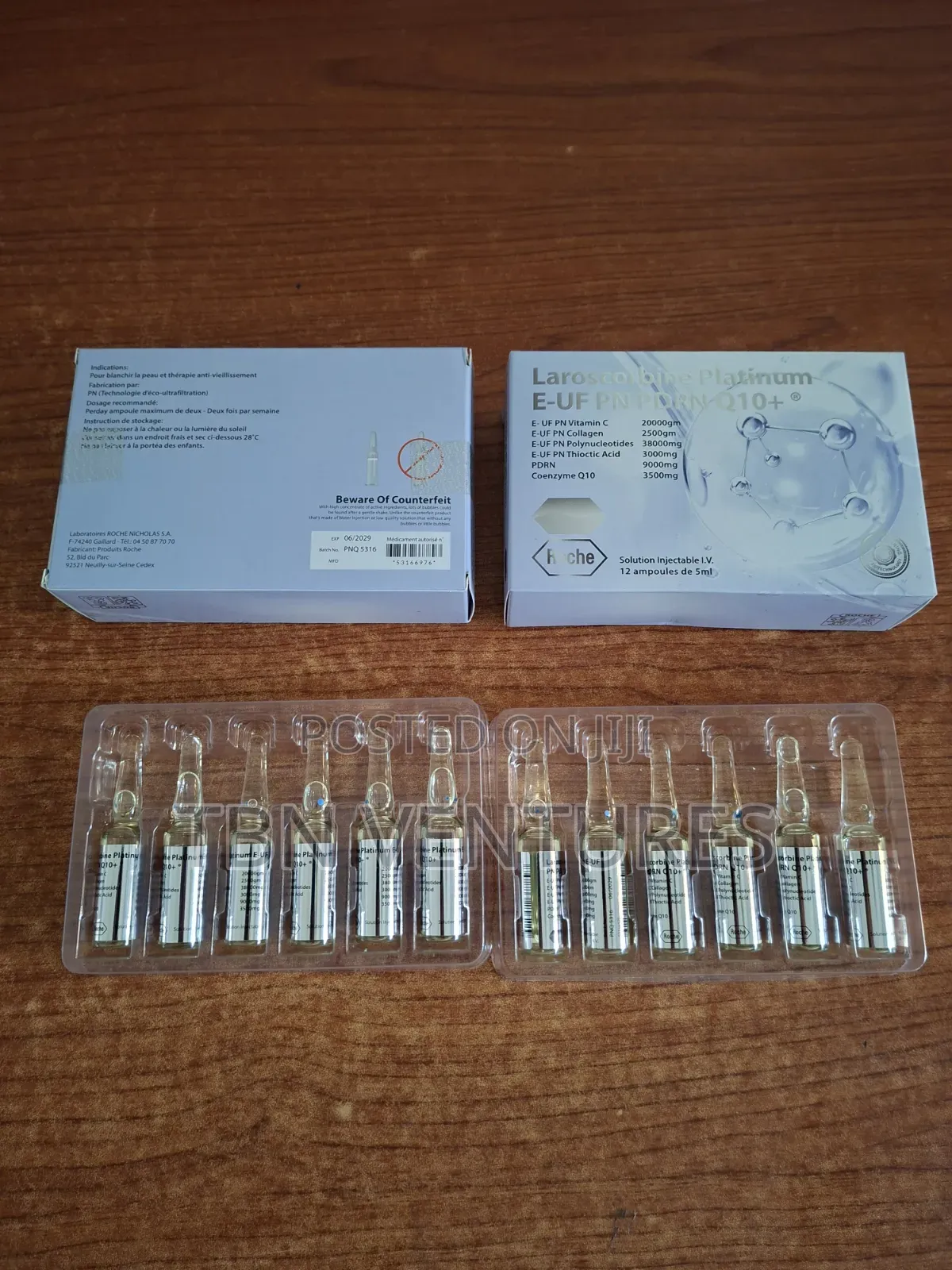 Laroscorbine Platinum E-Uf Pn PDRN Q10+, Vitamin C Injection
