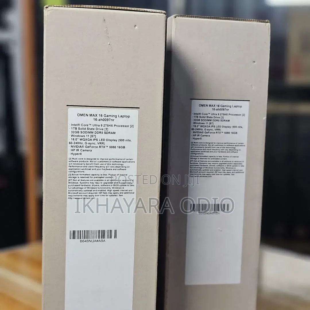 New Laptop HP Omen 16 32GB Intel Core i7 SSD 1T