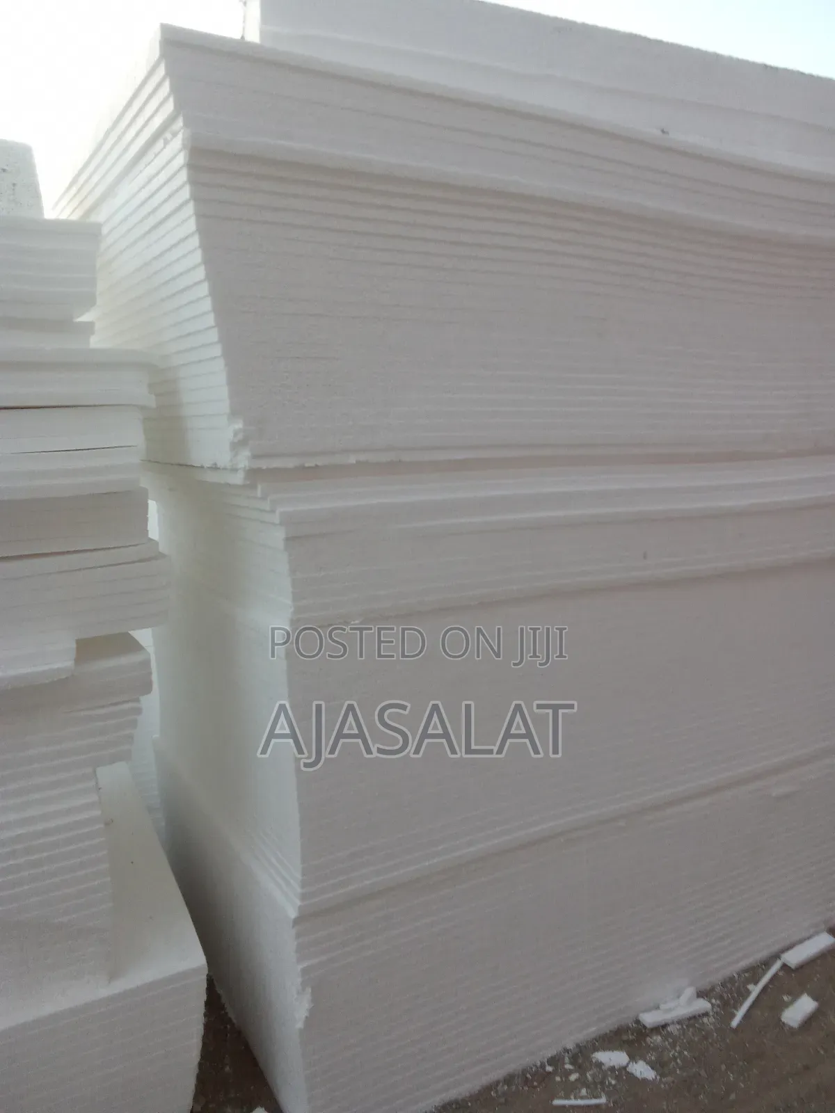 250 by 250 Polystyrene Parapet and Board