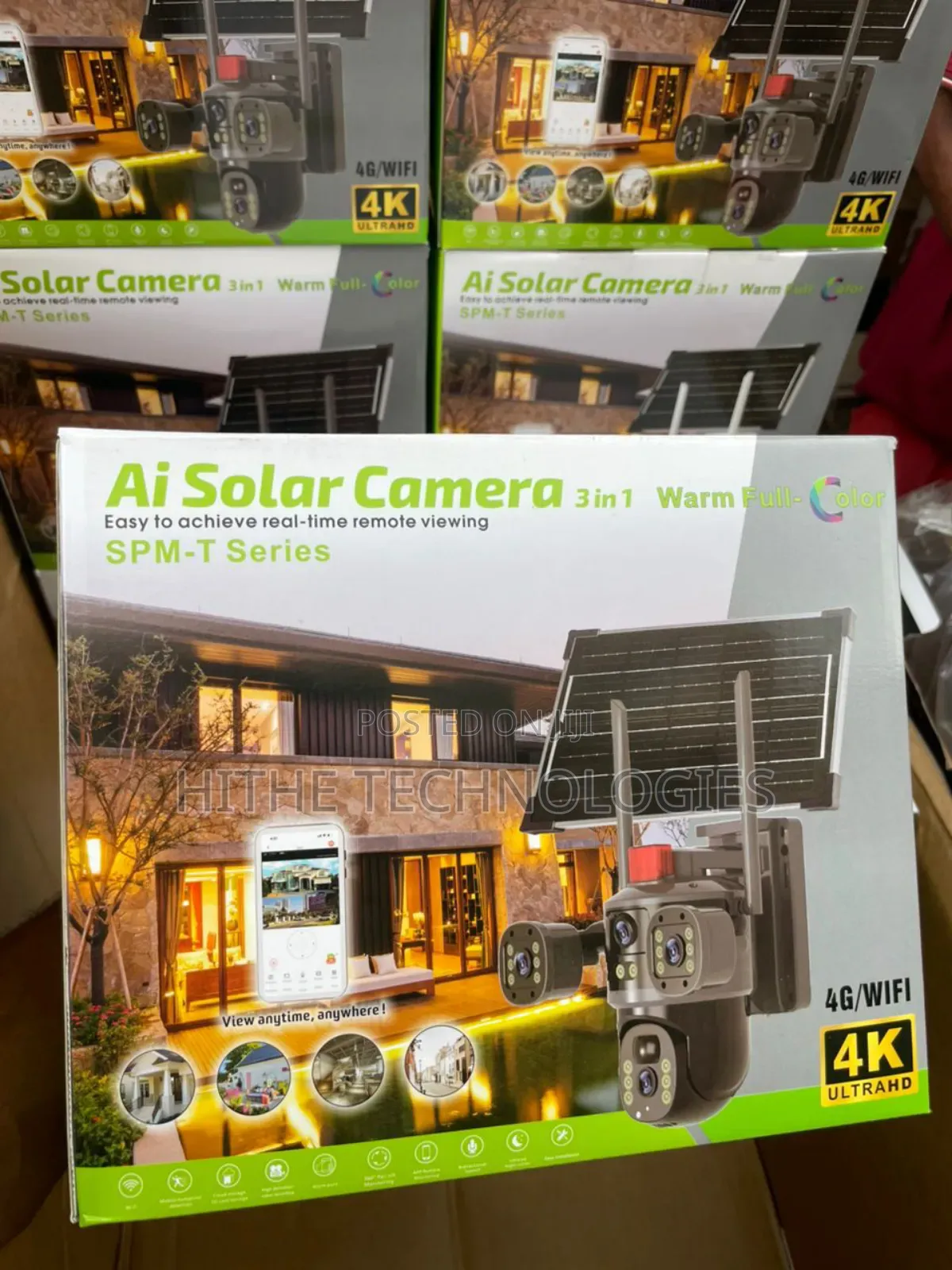 Ai Solar CCTV Camera 3-in-1 (Spm-T Series)
