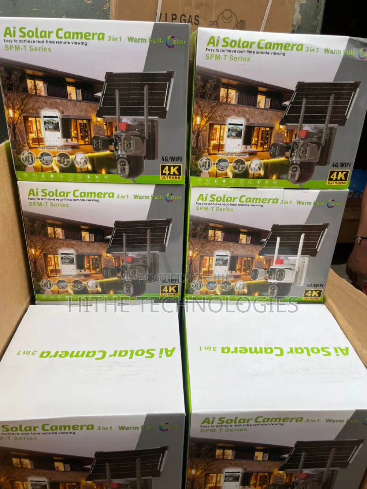 Ai Solar CCTV Camera 3-in-1 (Spm-T Series)