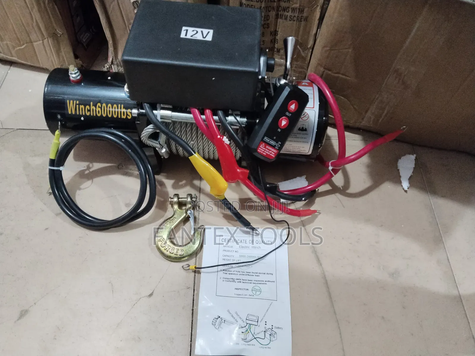 Electric Winch 6000 LBS