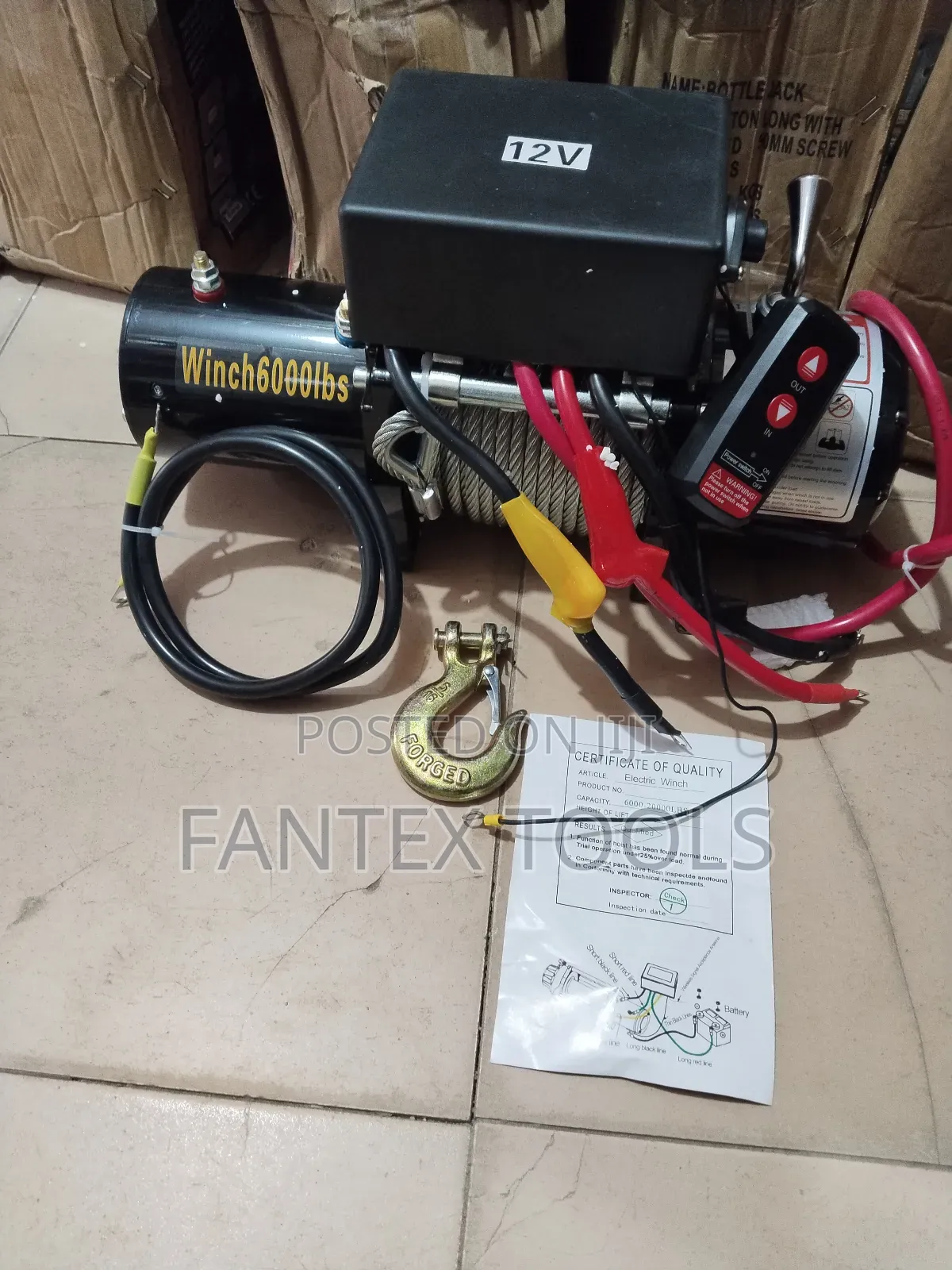 Electric Winch 6000 LBS