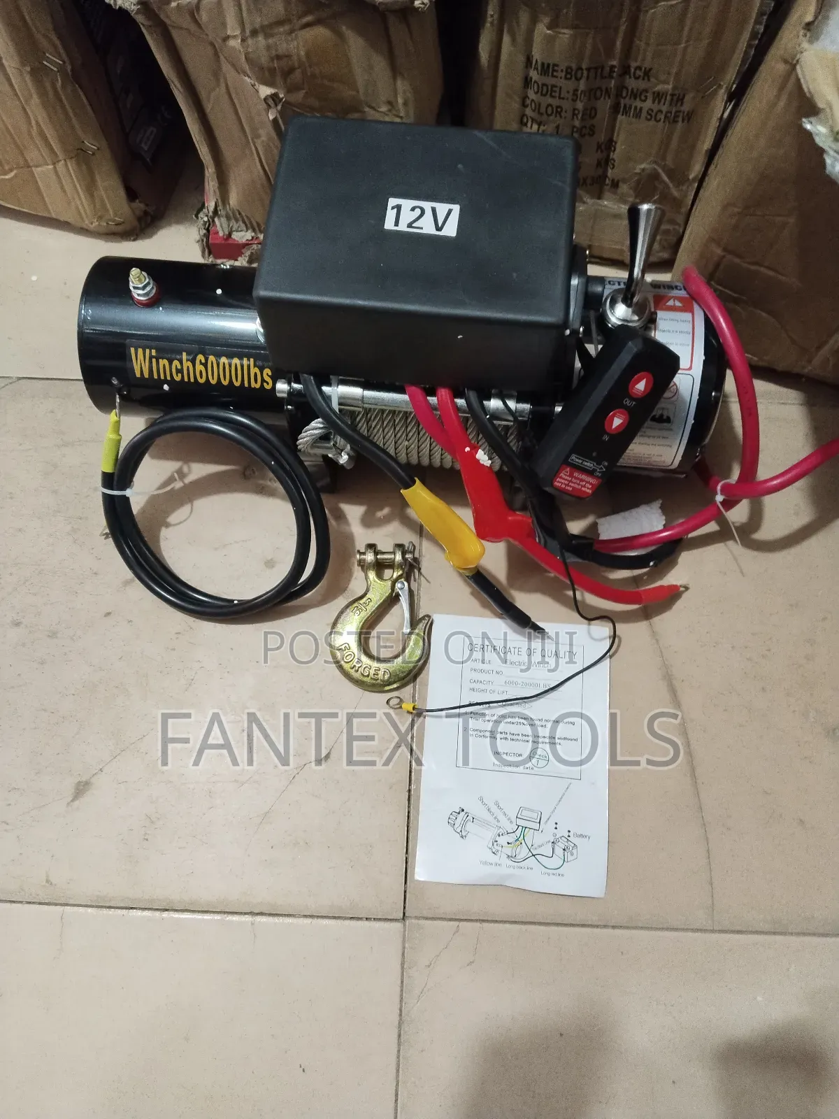 Electric Winch 6000 LBS