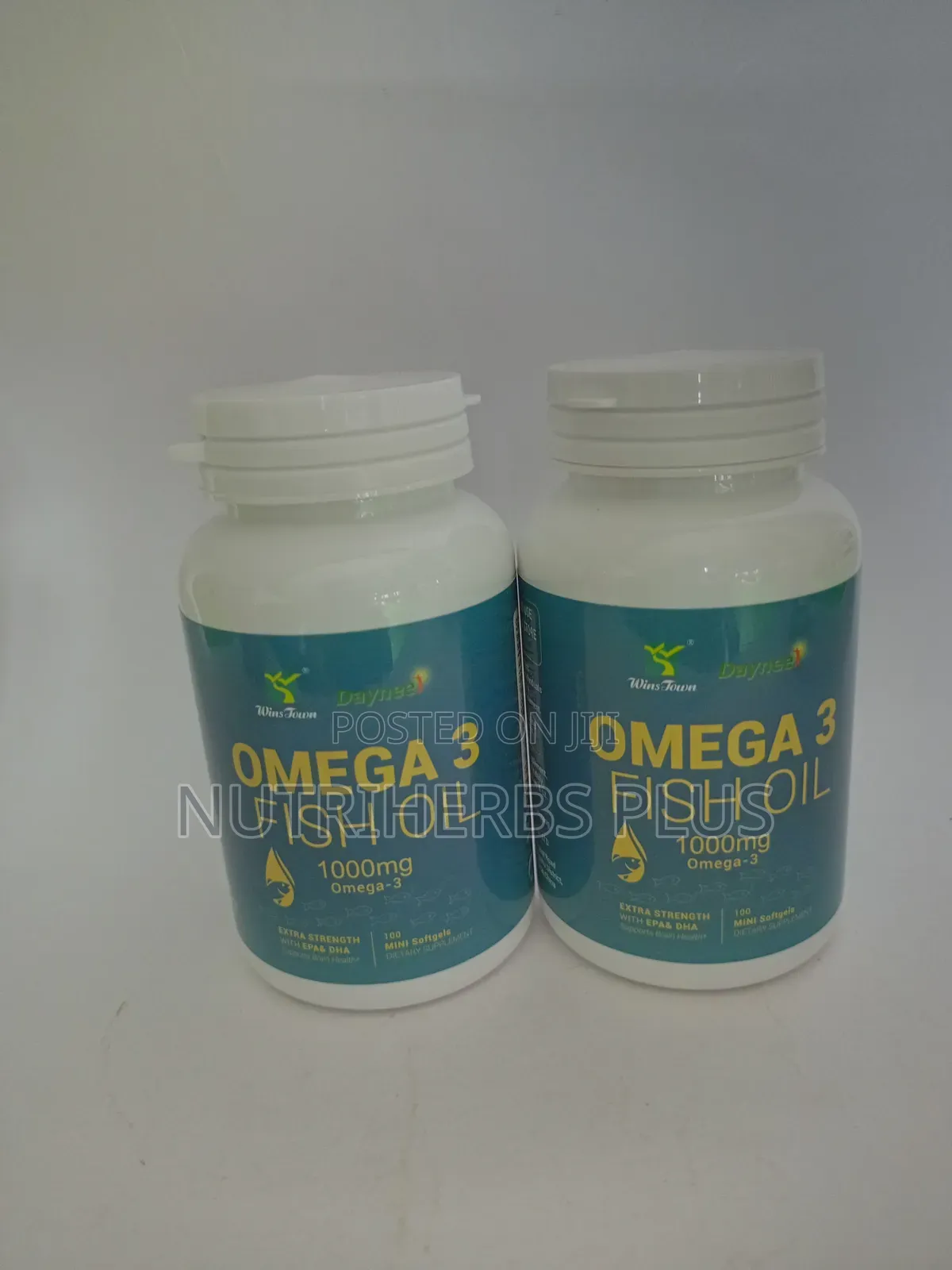 Wins Town Omegas 3 Fish Oil:Supports Heart Health, Brain Function