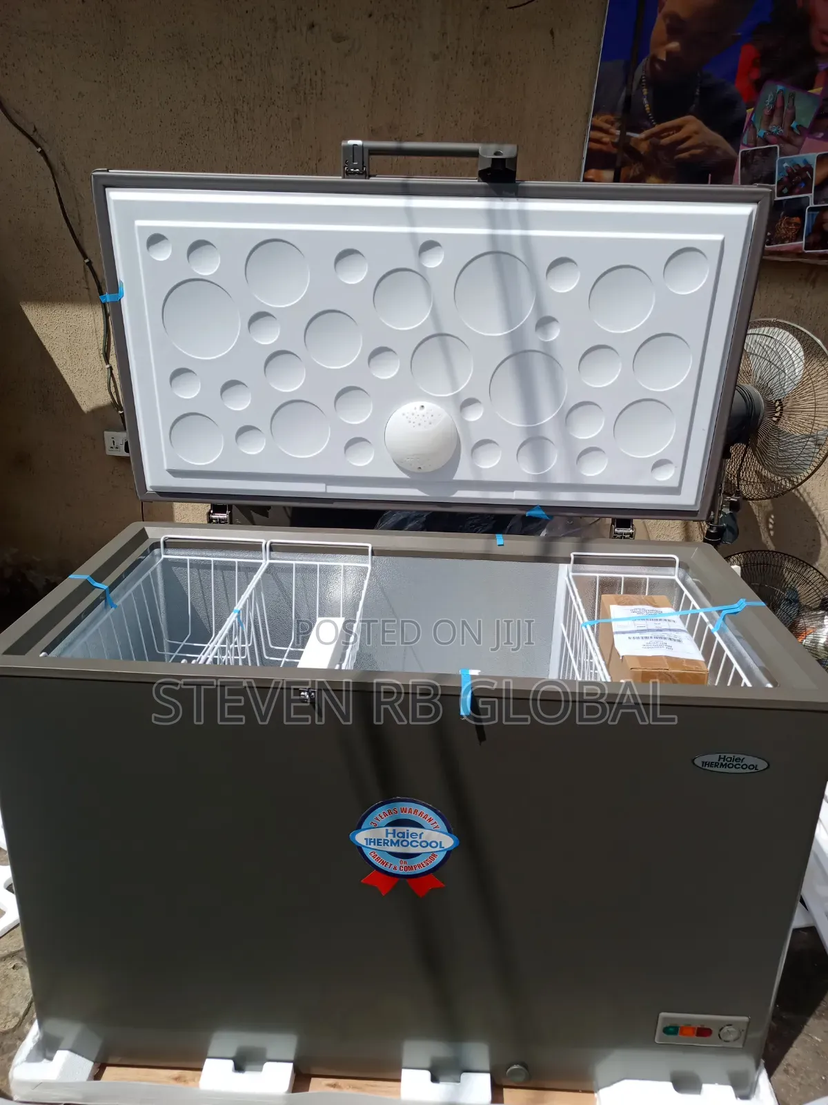 Haier Thermocool 379l Inverter Chest Freezer | HTF-379is SLV