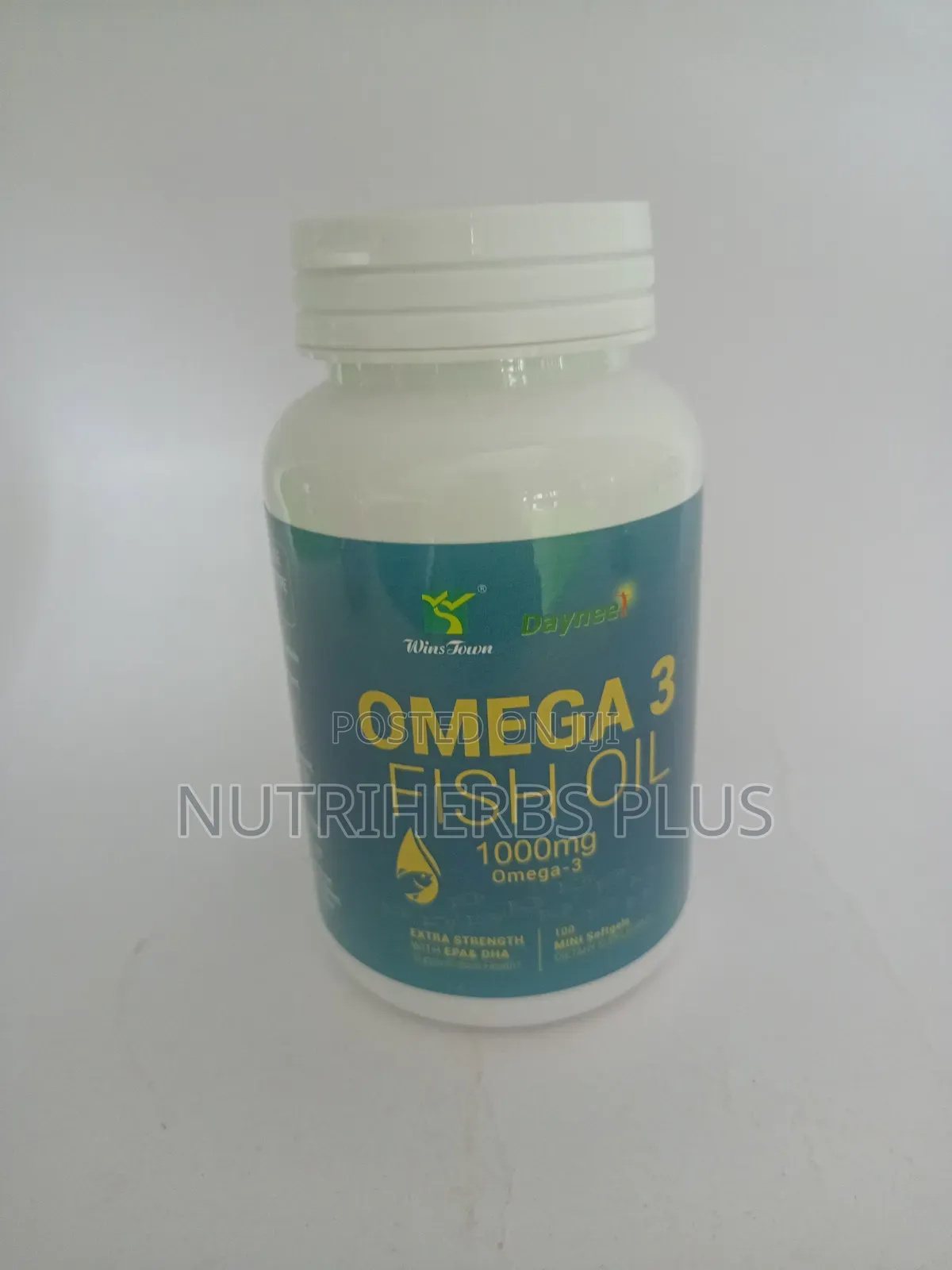 Winstown Omega 3 Fish Oil 1000mg: Extra Strength, Support Brain Health