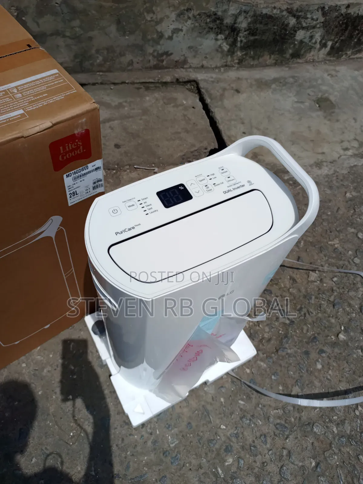 Lg Puricaretm 28l Dual Inverter Dehumidifier | Md16gqwe0