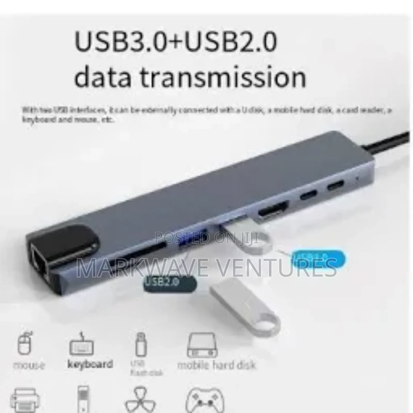 8 in 1 Type C Adapter/Hub / Dock Station