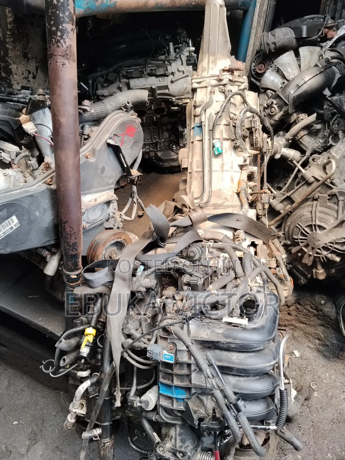 Engine and Gearbox Ford Ranger 2010 2.3 Liters