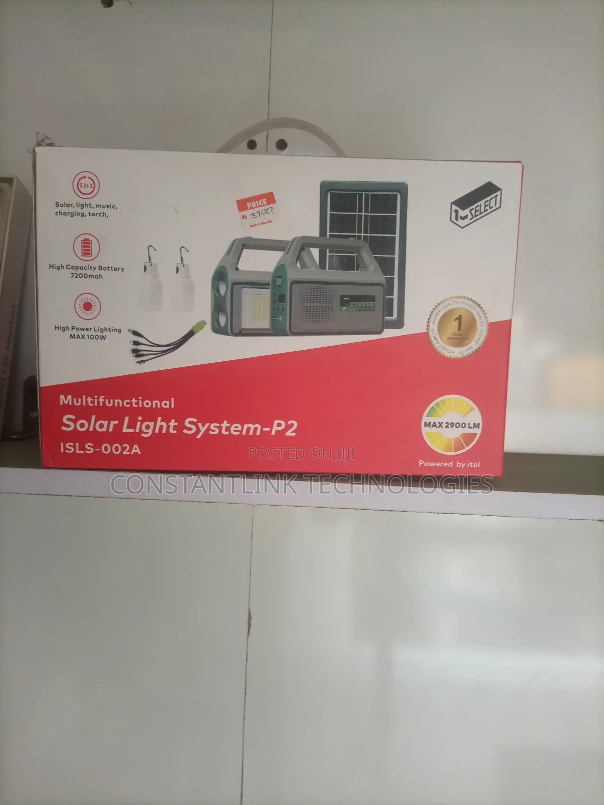 Itel Multi-Functional Solar Light System - P2