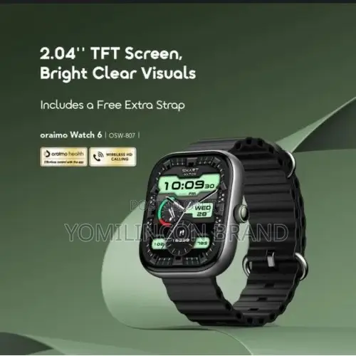 Oraimo Watch 6 2.04" Smartwatch