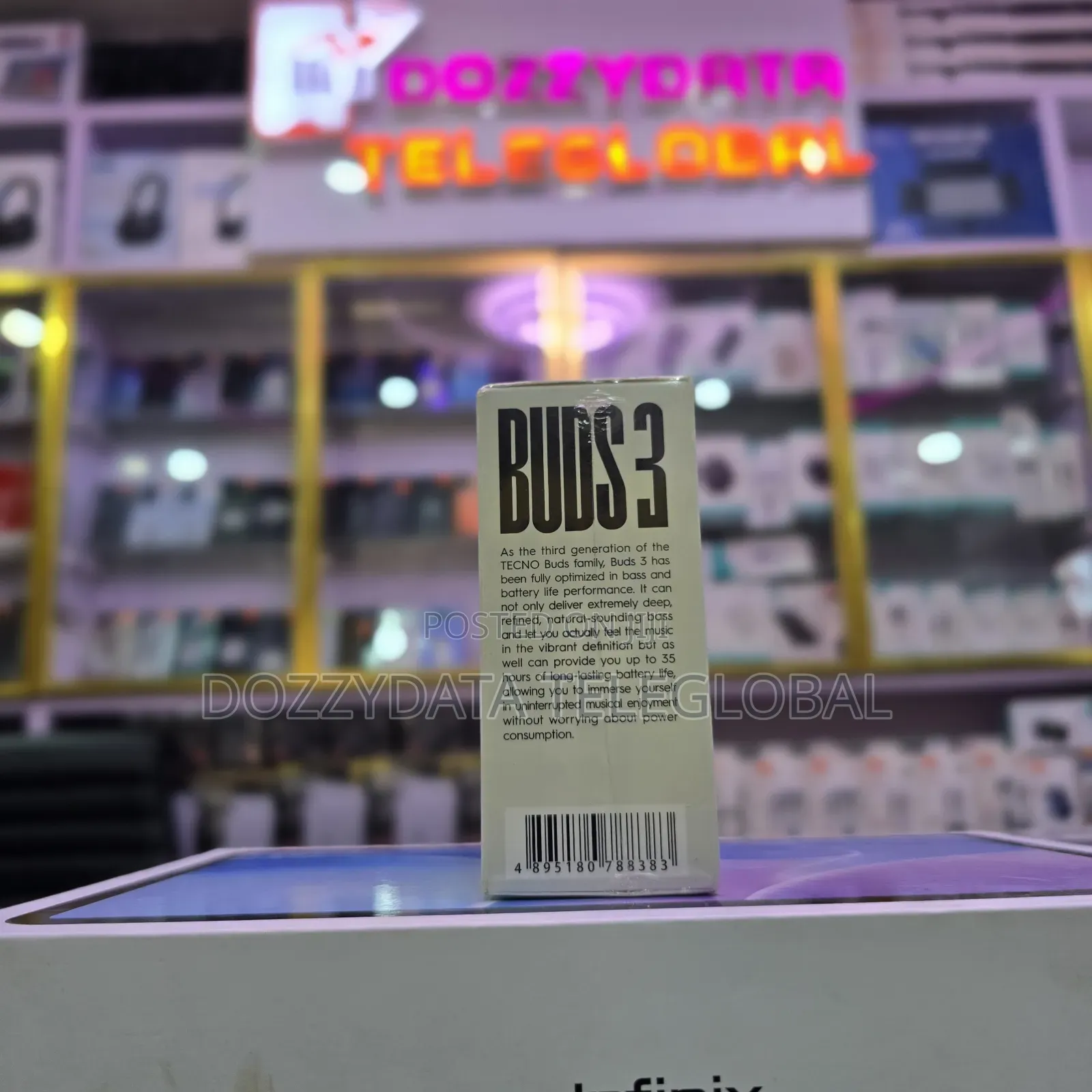 Tecno Buds 3 True Wireless Earphone With Deep Bass Enjoyment
