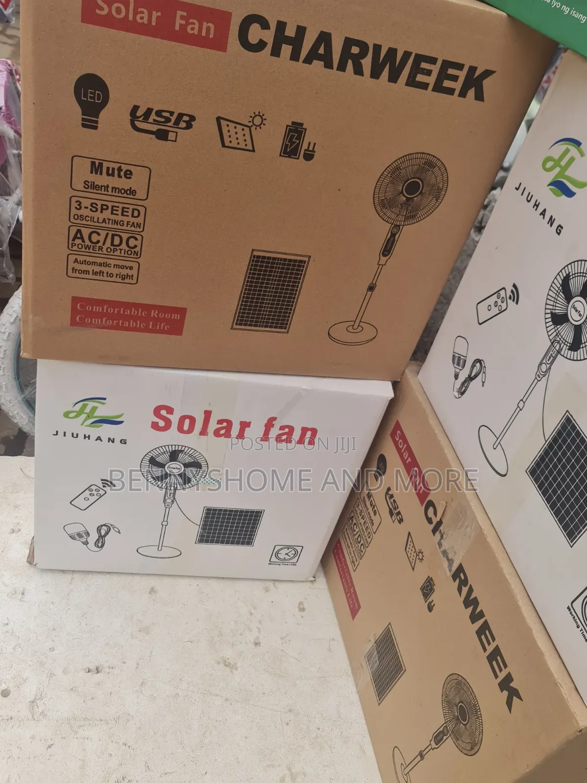 Solar Standing Fan