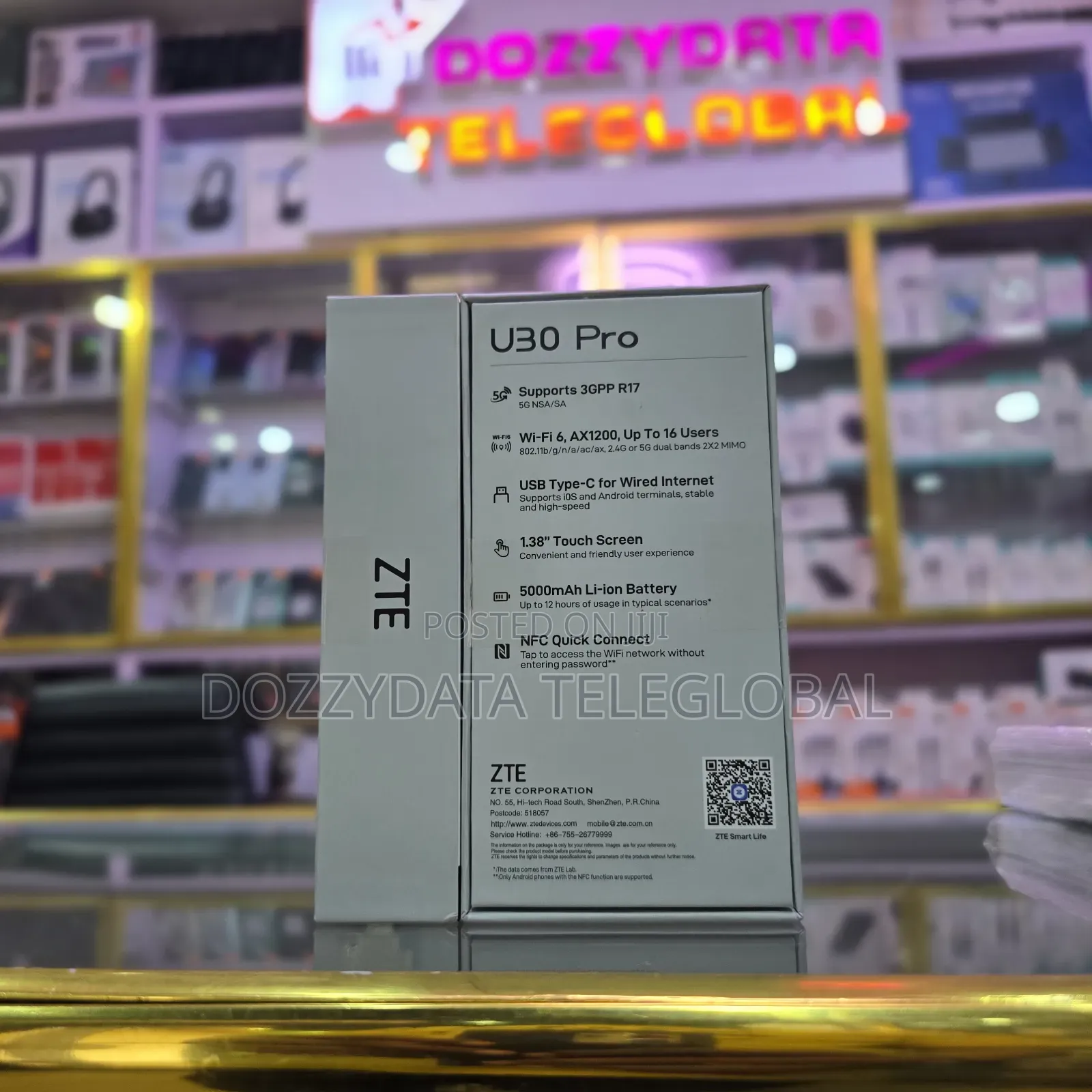 Zte U30 Pro Touchscreen 5g Router Pocket Wifi Global Version 5g Mifi