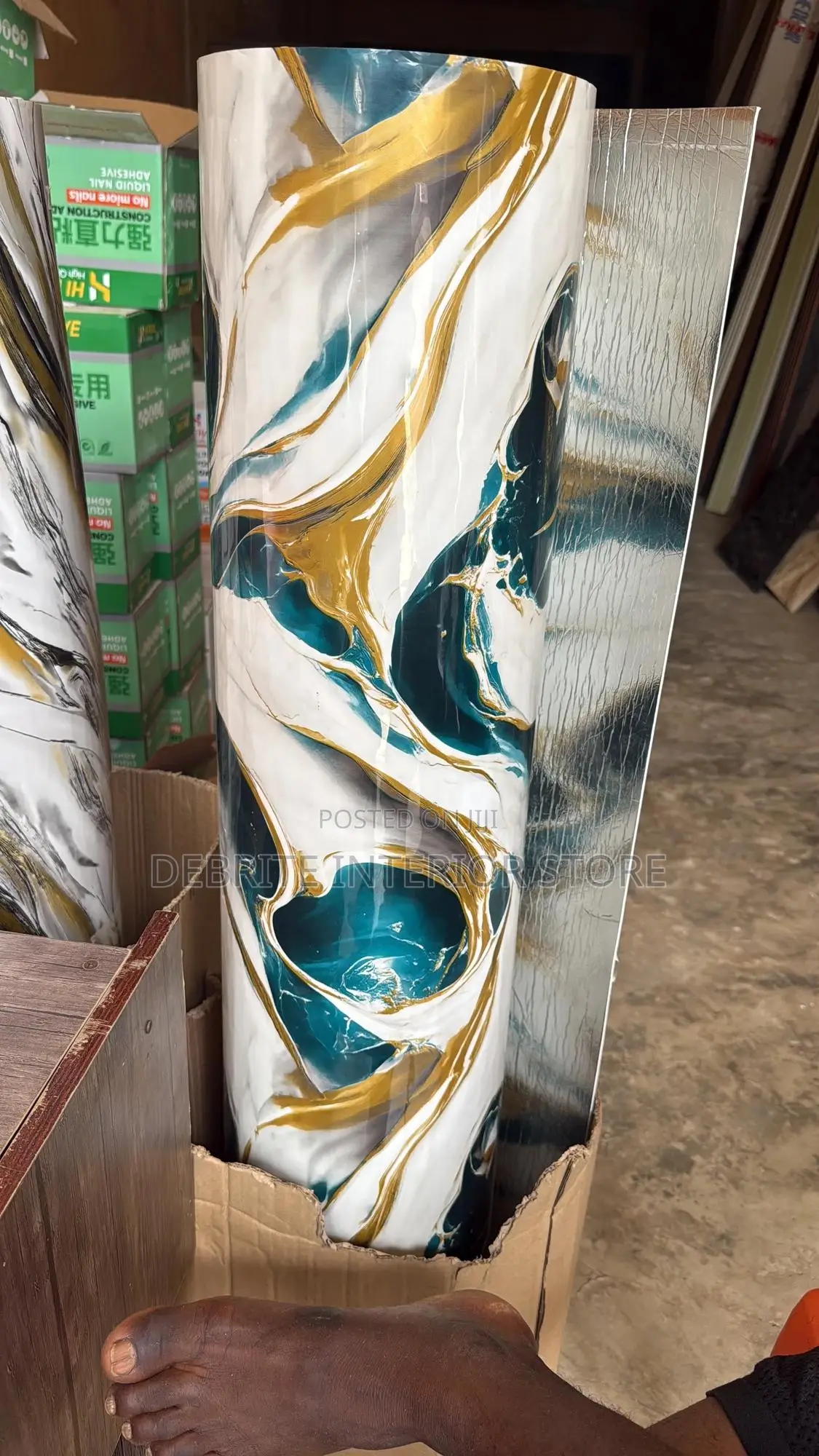 PVC Marble Sticker
