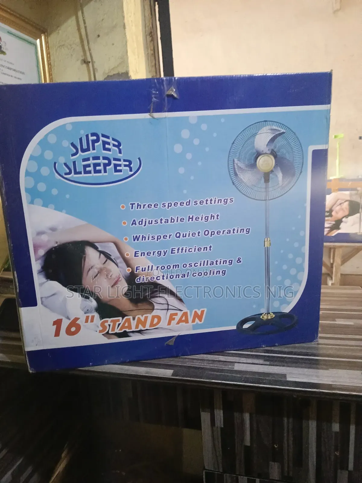 Standing Fan 16 Inches Super Sleeper