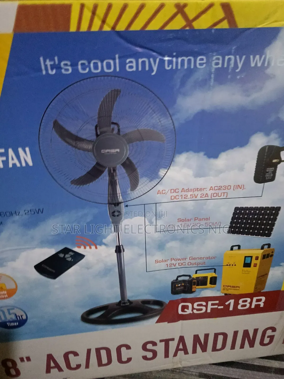 5 Blades Acdc Qasa Fan