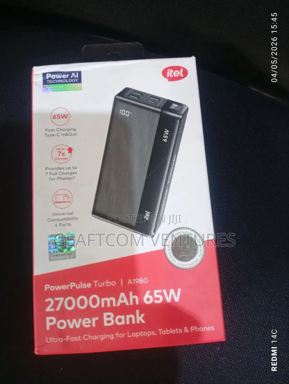 Itel 27000 Mah 65w