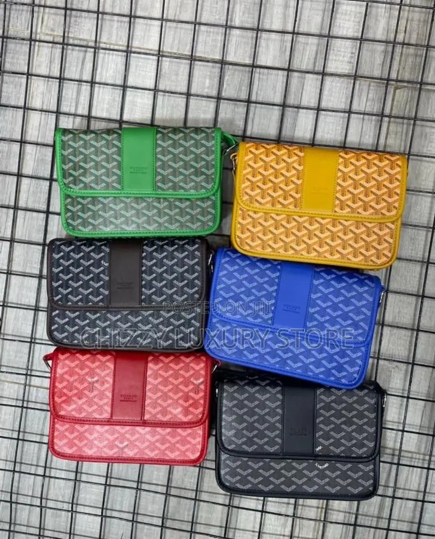 Goyard Quality Luxury Men Genuine Leather Purse