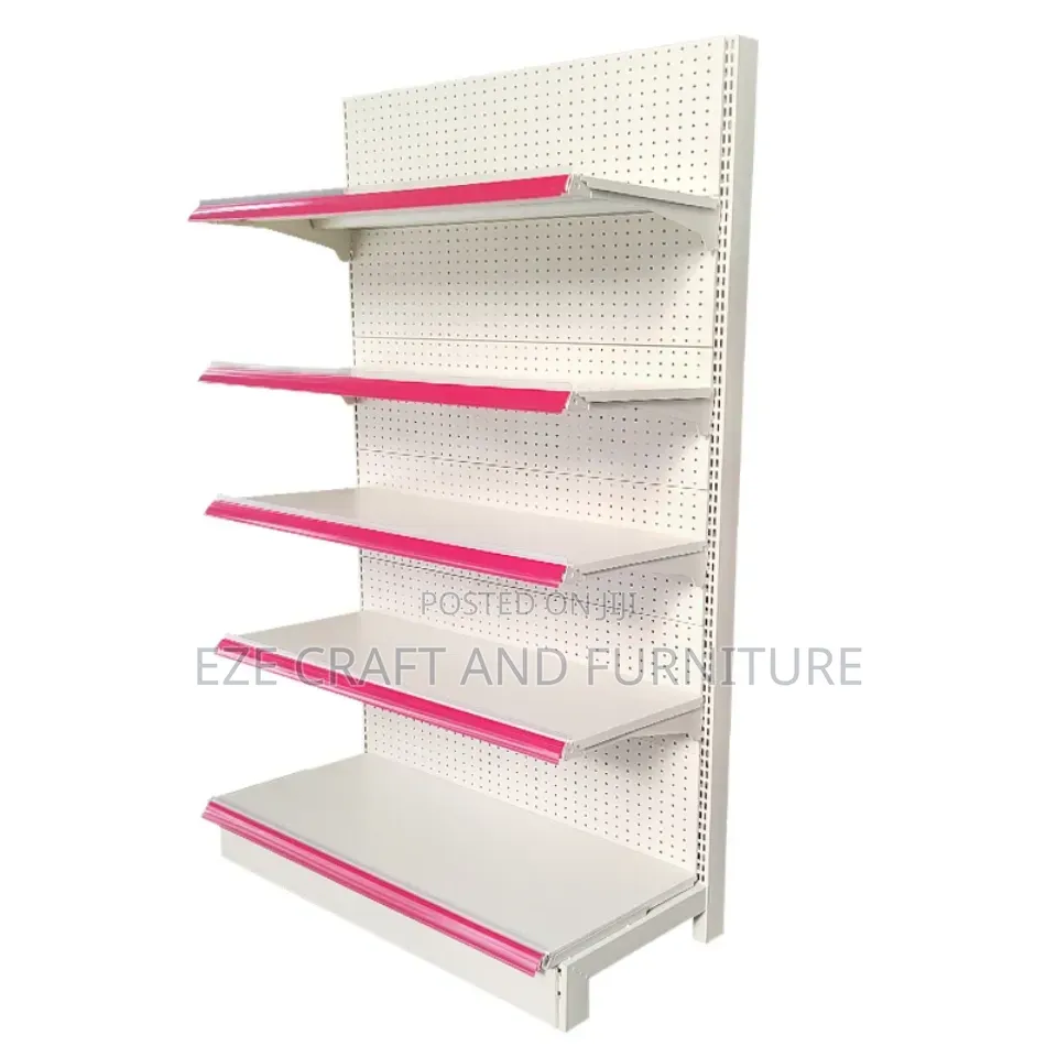 Single Face Quality Super Market Display Steel Rack