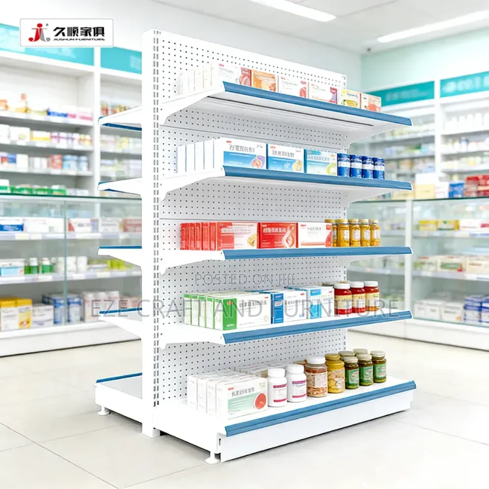 Double Face Quality Super Market Display Rack