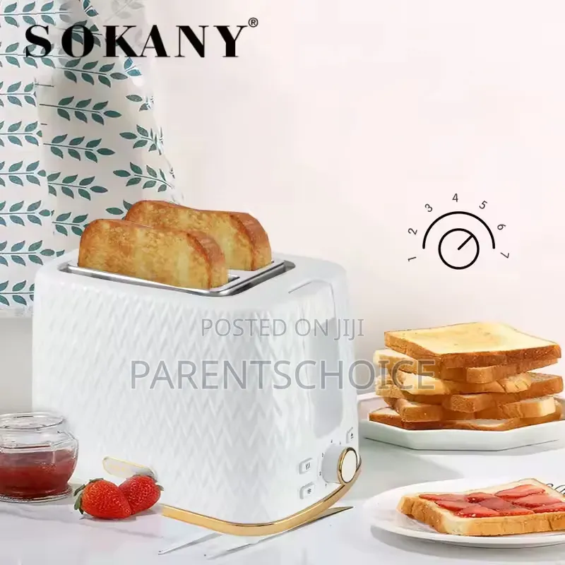 Sokany Sk-034 Electric Mini Toaster Portable Two-Slice Toaster 780w