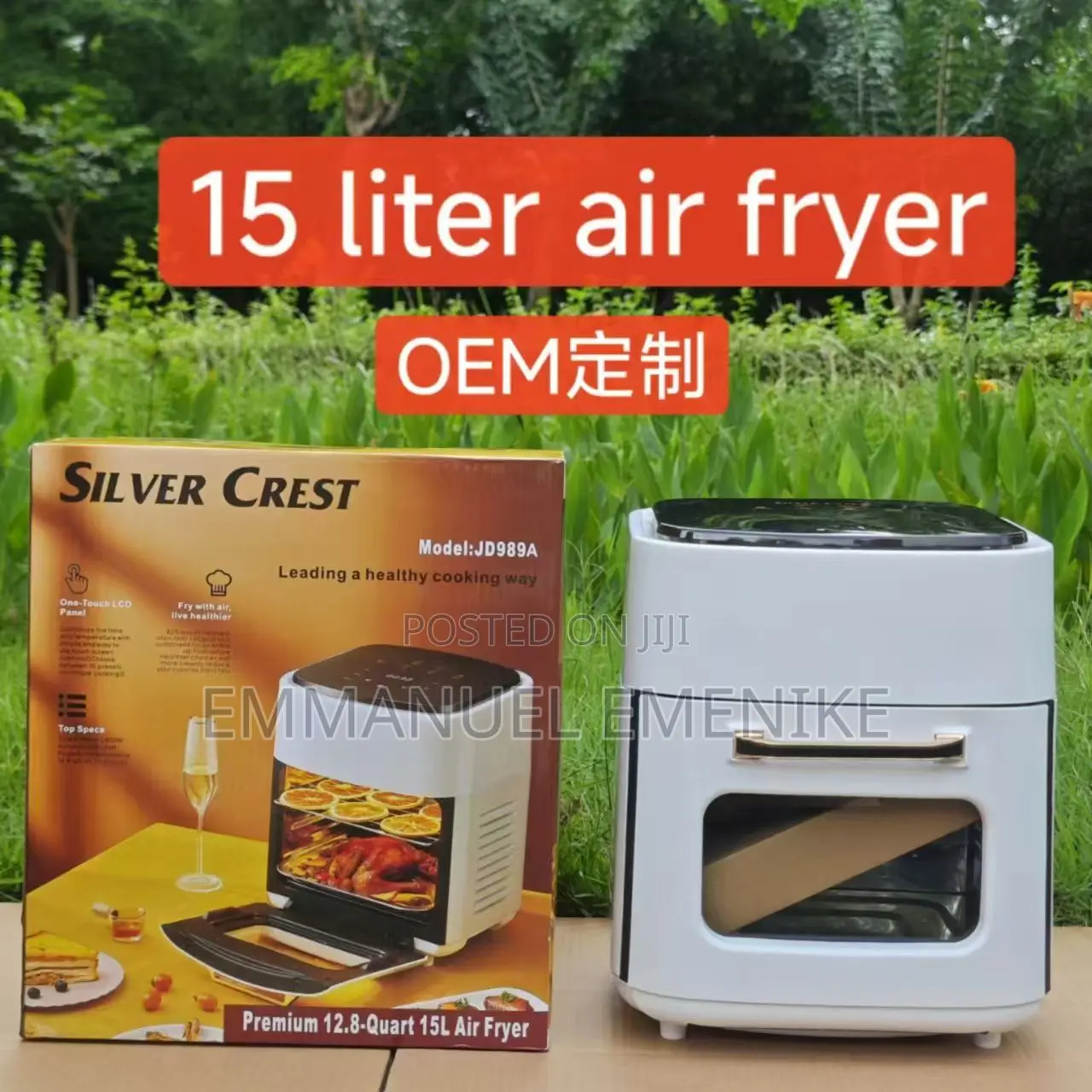 Luxury Silver Crest 15 Litre Air Fryer
