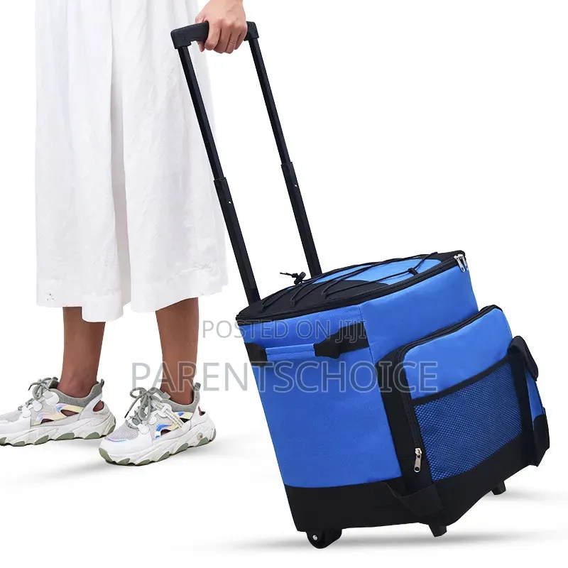 Rolling Cooler 35l Collapsible Portable Soft Cooler Bag