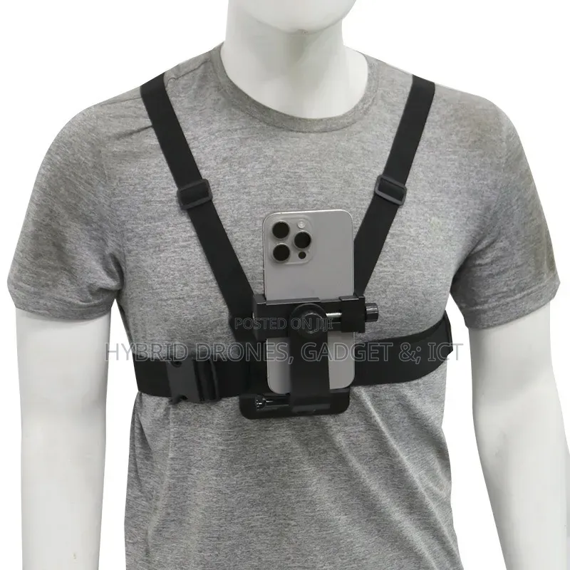 Adjustable Phone Holder Body Straps for Motion Video Content Shoot