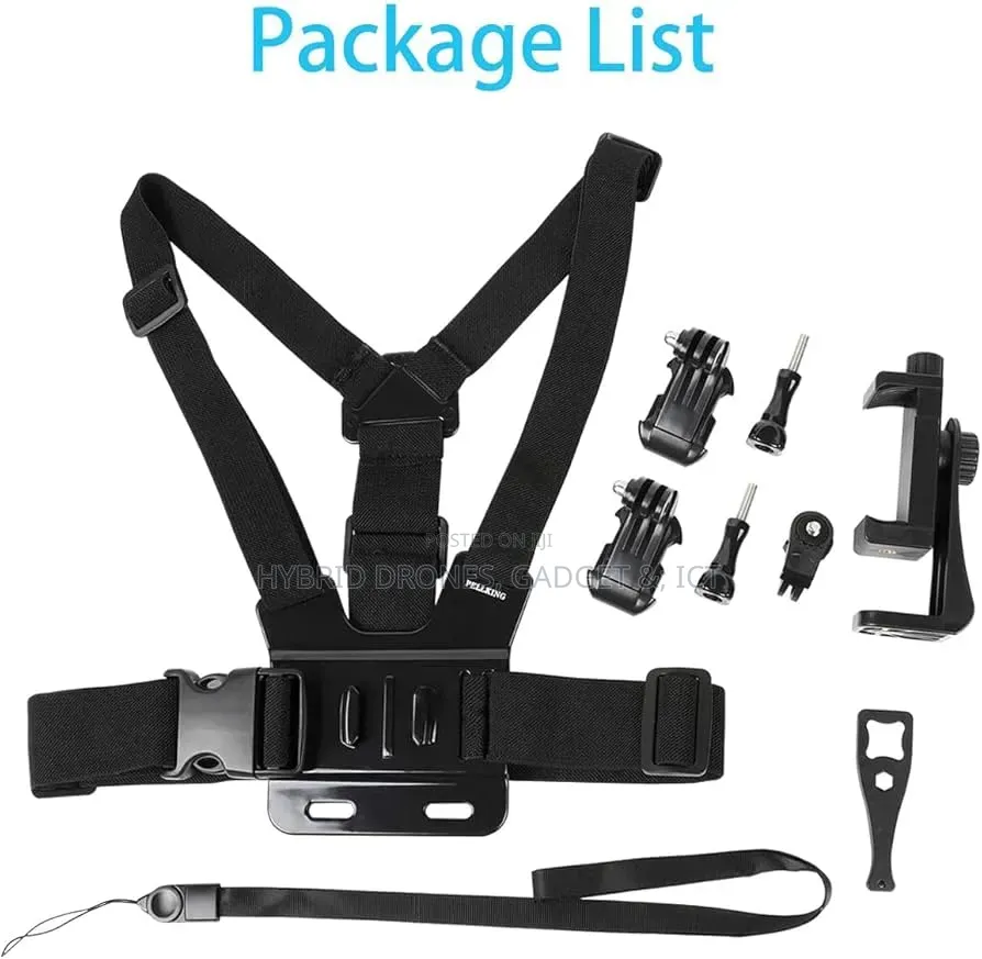 Adjustable Phone Holder Body Straps for Motion Video Content Shoot