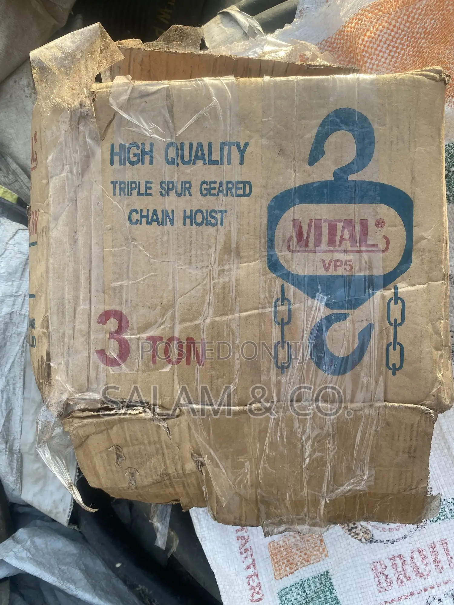 3 Tons Vital Chain Block – Heavy Duty Manual Hoist for Lifting