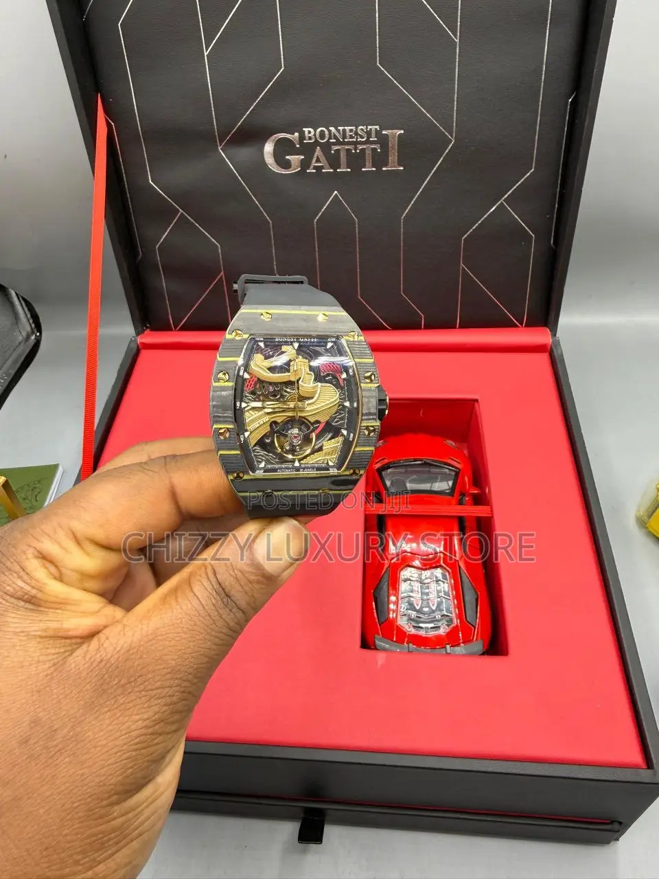 Bonest Gatti Automatic Quality Luxury Nengine Wristwatch