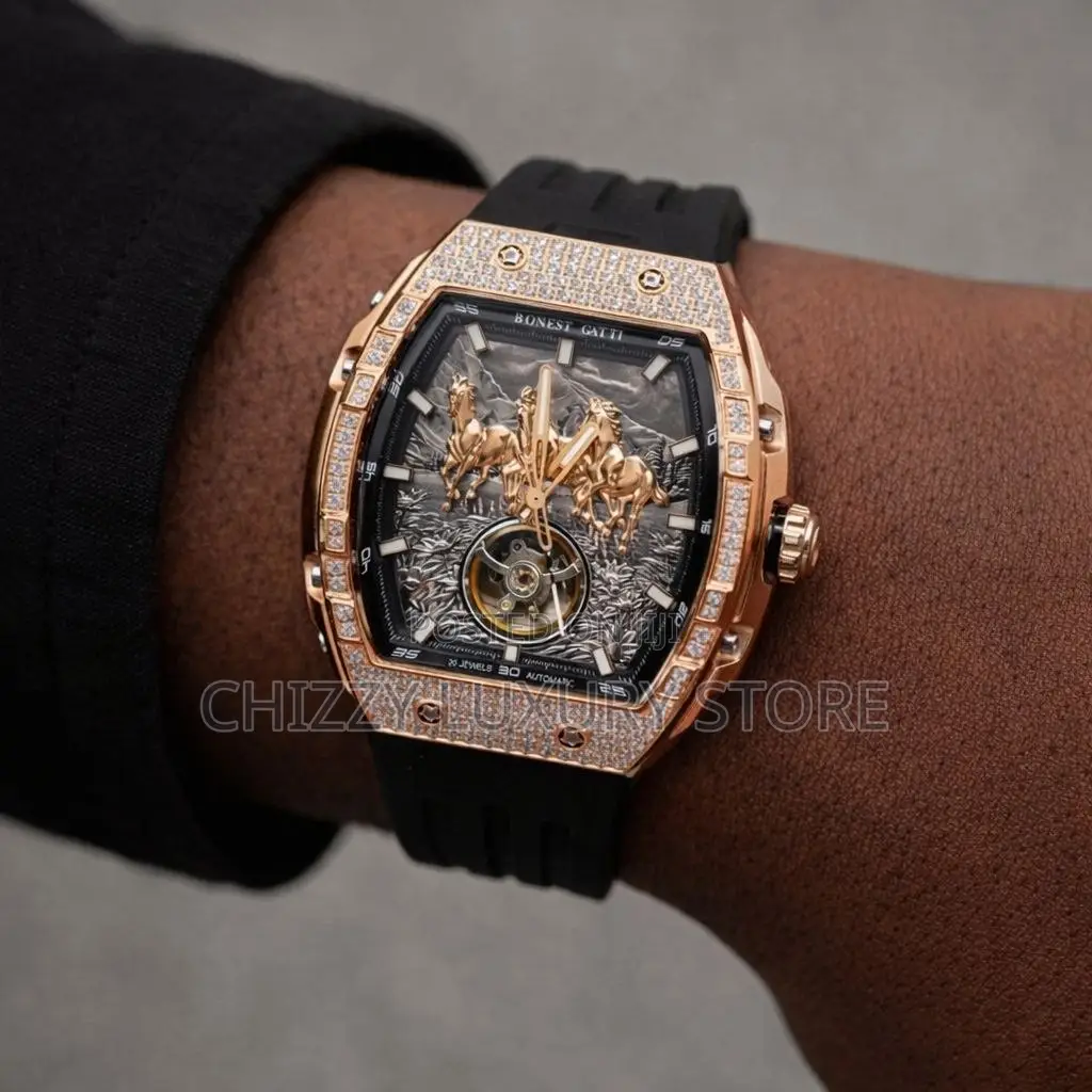 Bonest Gatti Automatic Quality Luxury Nengine Wristwatch
