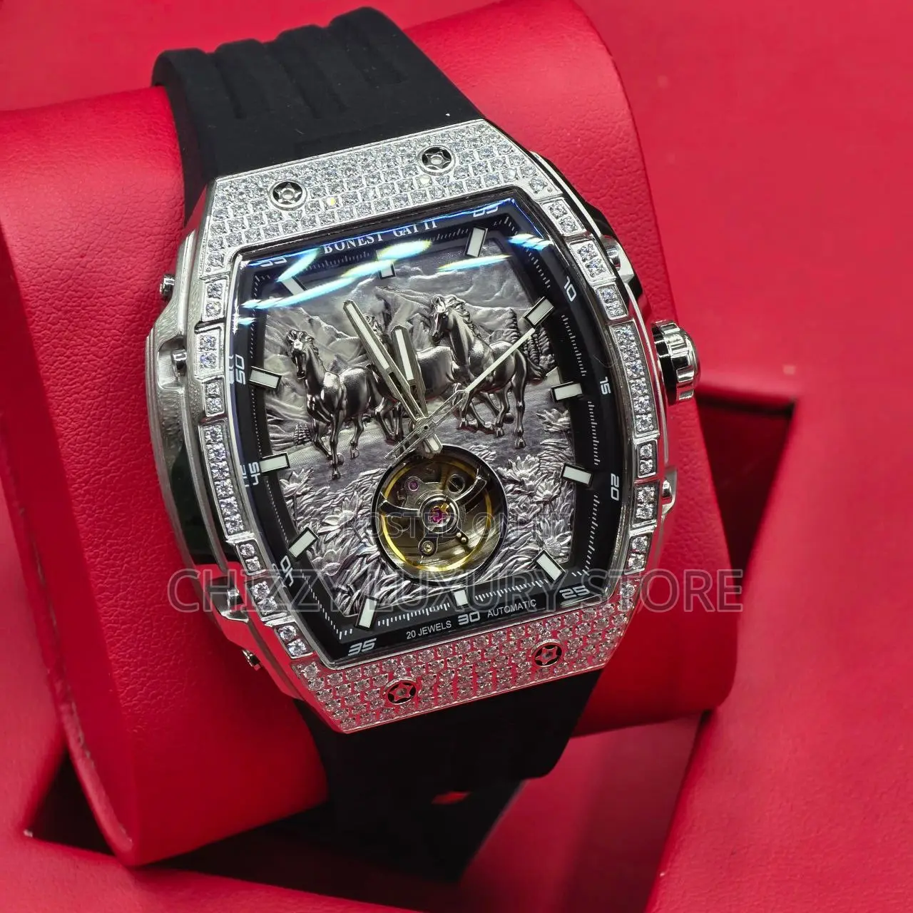 Bonest Gatti Automatic Quality Luxury Nengine Wristwatch