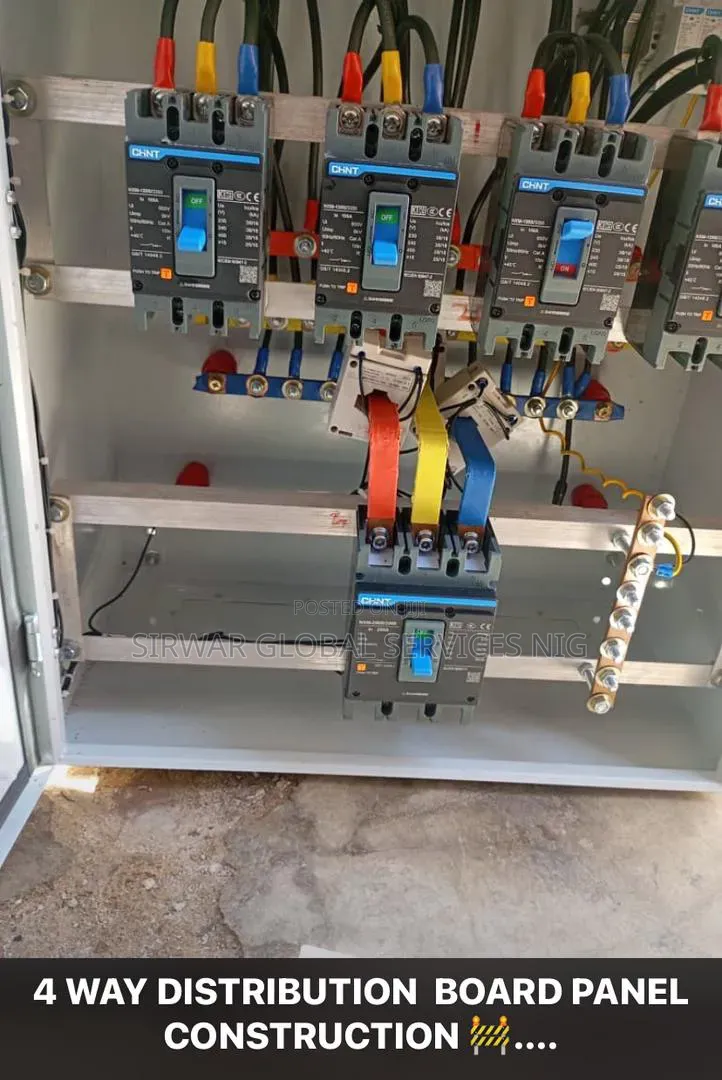 4 Way Distribution Board Panels