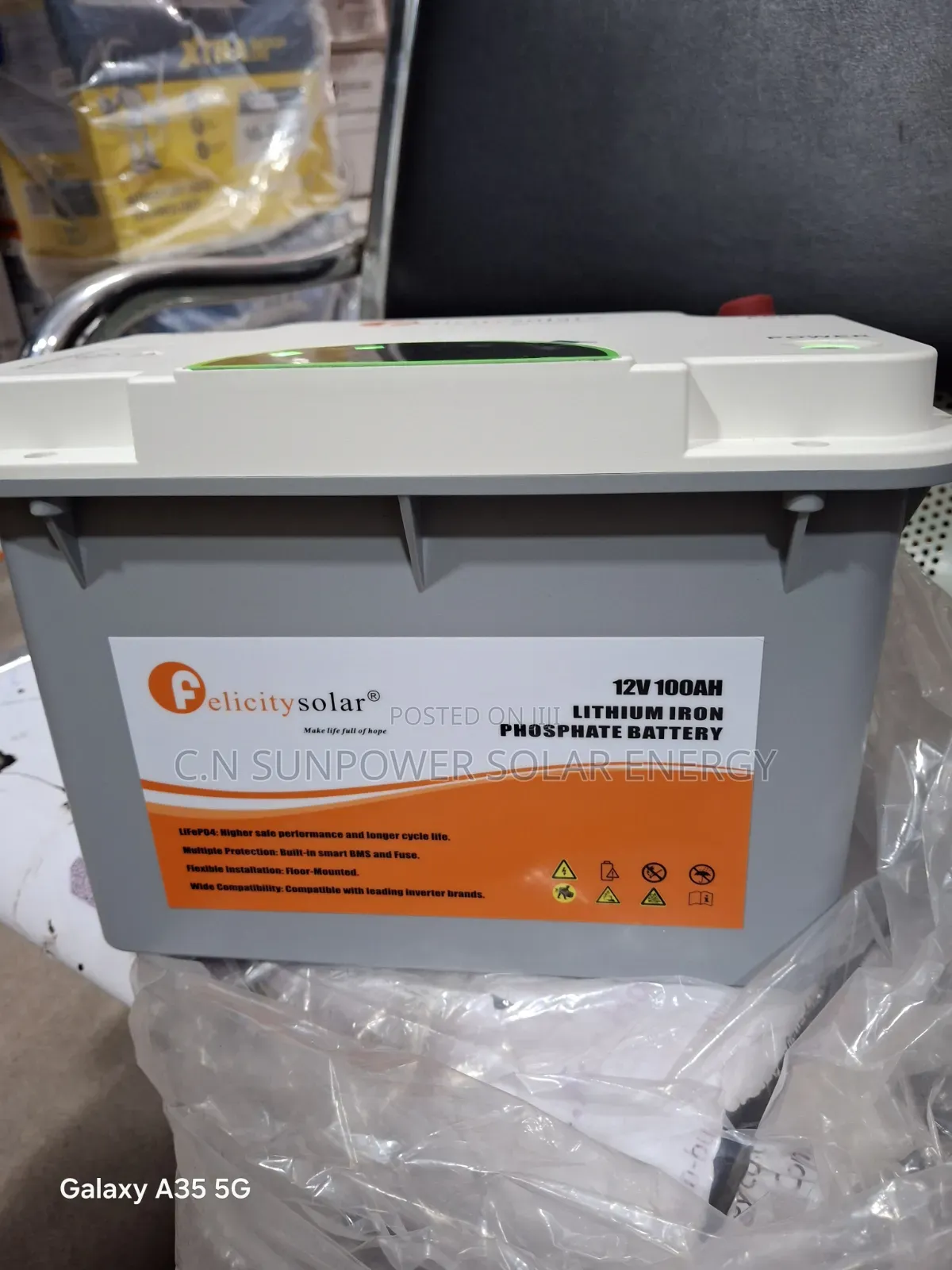 1.5kwh/12v Lithium-Ion Phosphate Energy Storage Battery
