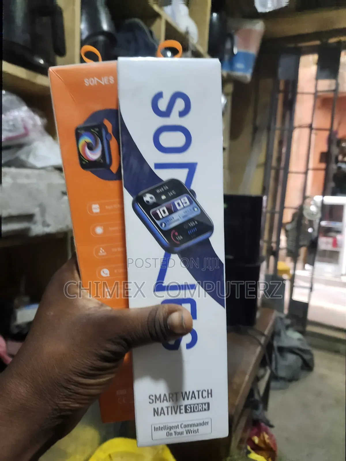 Itel Water Proof Isw-011 Native Storm Smart Watch - Black