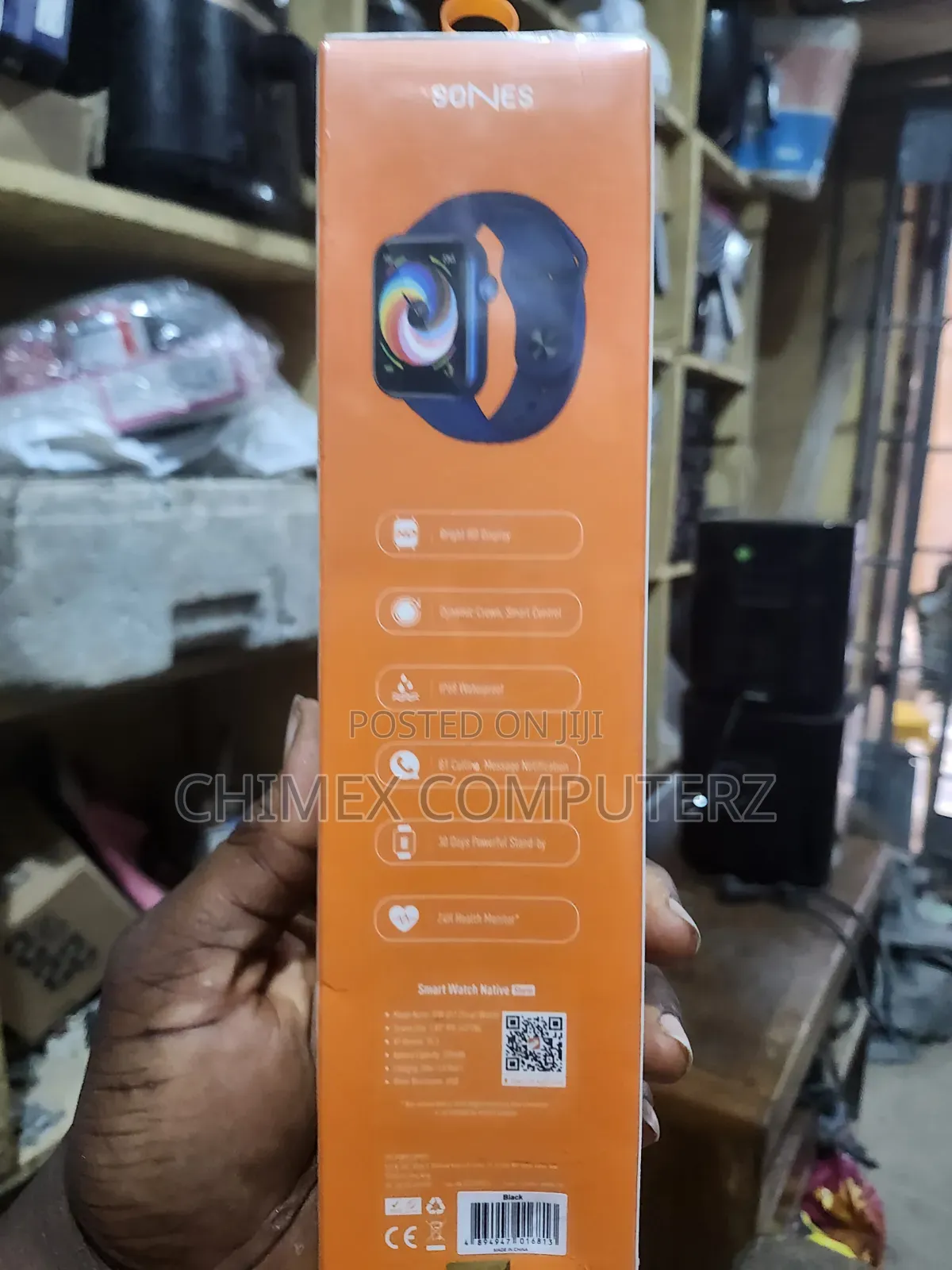 Itel Water Proof Isw-011 Native Storm Smart Watch - Black