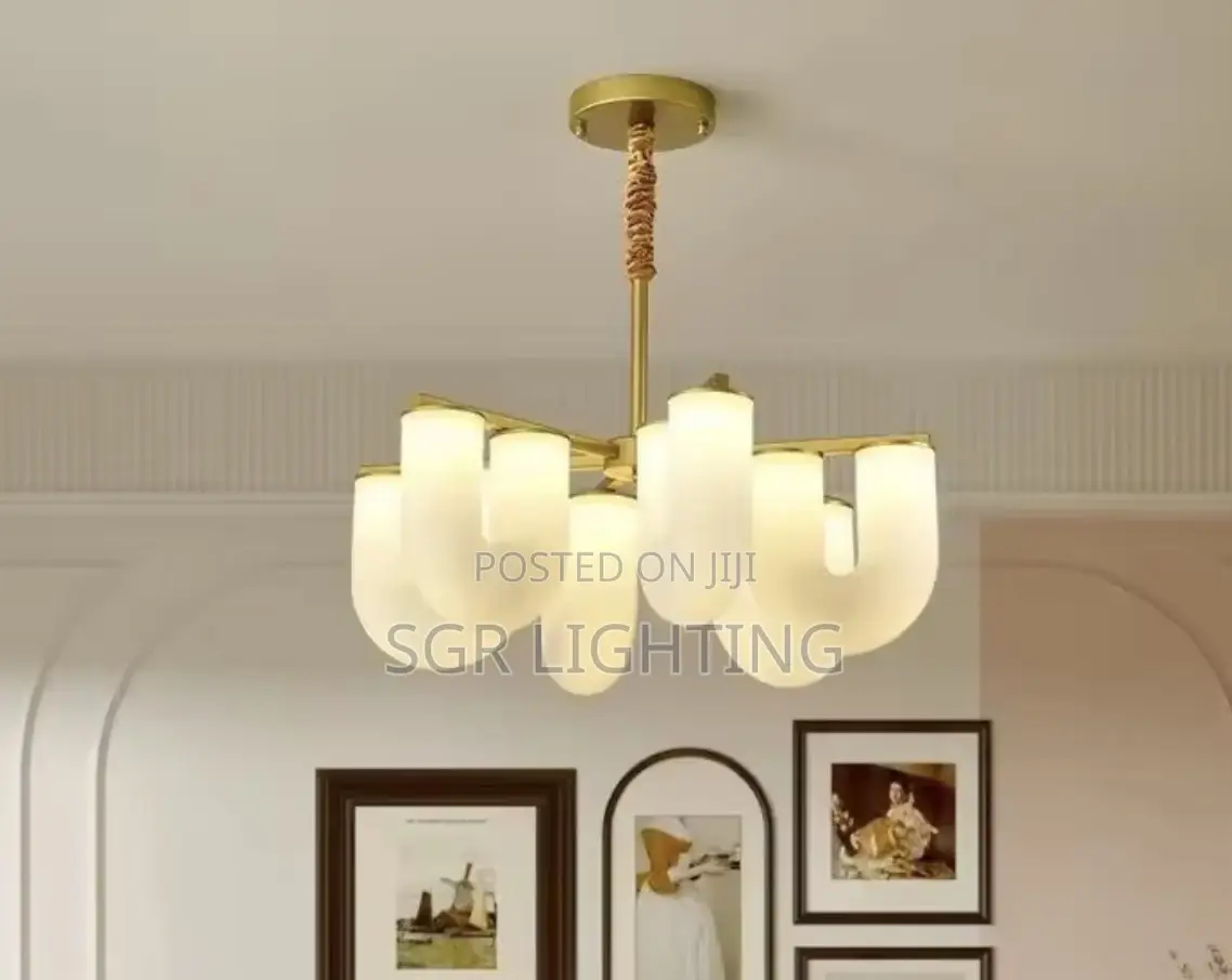 Modern U-Shaped Chandelier Home Decor Led Pendant Lamps