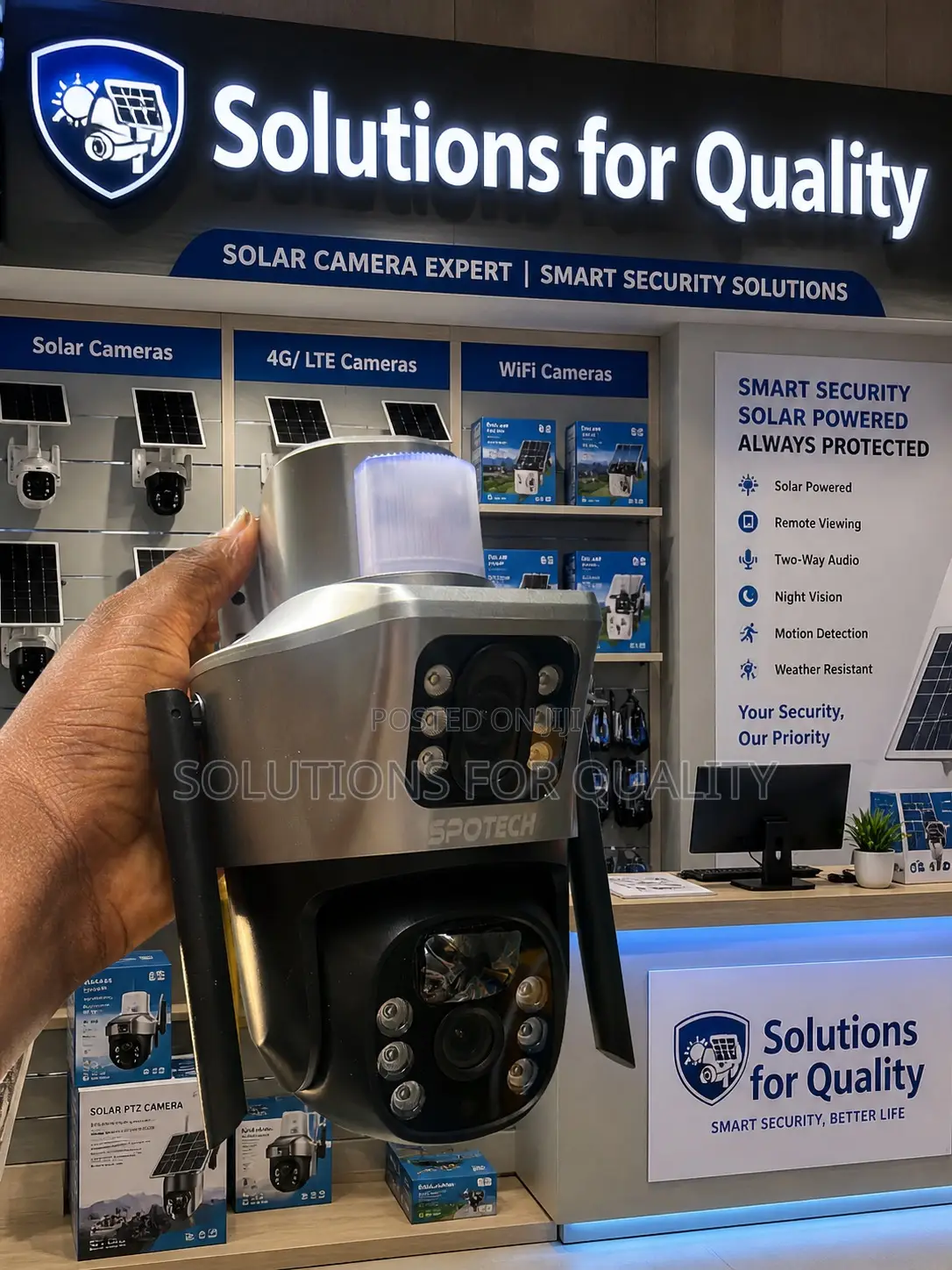 Double Lens Solar Camera 5g
