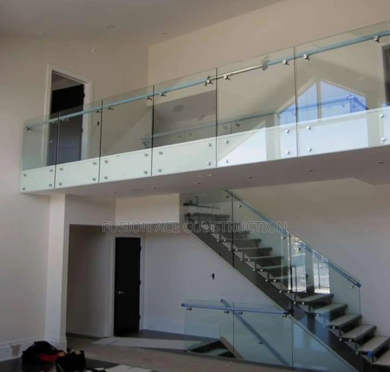 Plain Glass Handrails