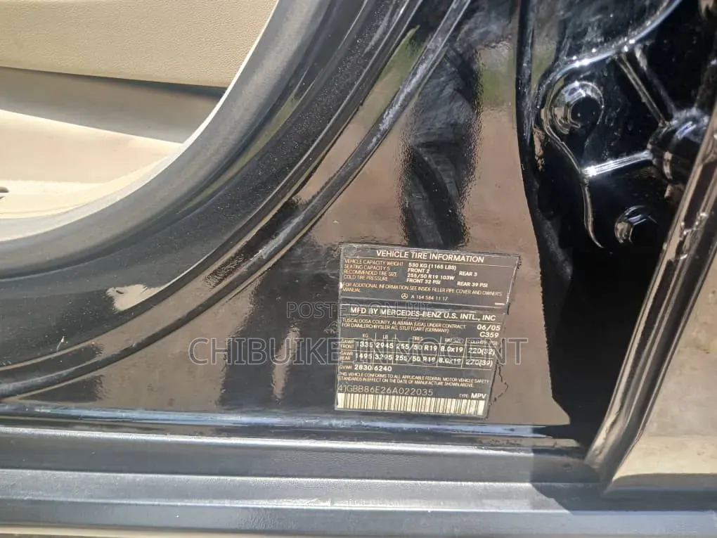 Mercedes-Benz M Class 2007 Black