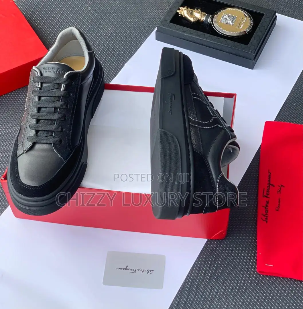 Salvatore Ferragamo Quality Luxury Men Sneakers
